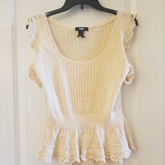 Page Ammeline Top in Ecru Size L - Picture 3 of 6